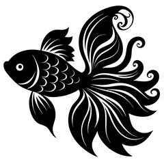 vector illustration of a fish