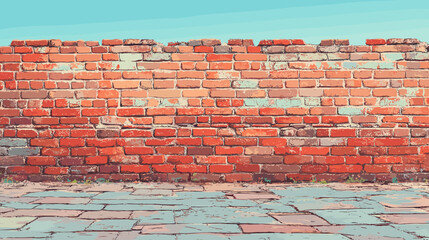 Exposed red brick wall texture background, brick wall texture for interior or exterior design backdrop