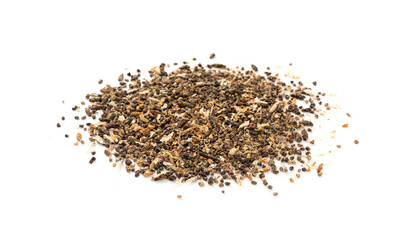 Cardamom Seeds Isolated, Dry Cardamon Cardamom Pods on White Background