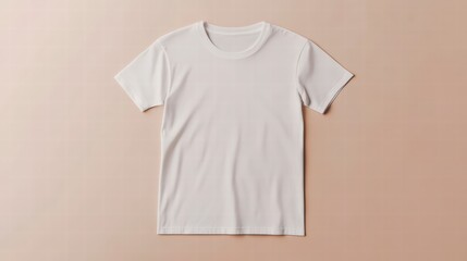 Blank T-shirt: A plain, clean, crew neck t-shirt.
