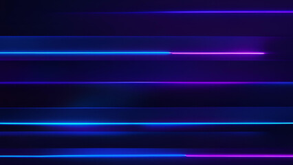 Neon Lines: a dynamic composition of vibrant, glowing neon lines in shades of blue and purple create a modern and energetic background with speed effect