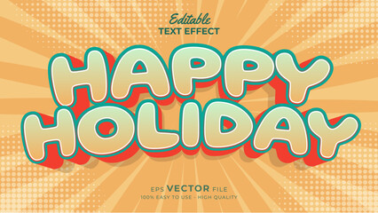 Summer Vacation Editable Text Effect Collection