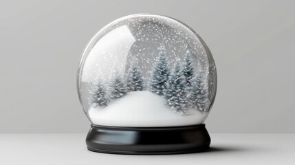 Winter Wonderland Snow Globe Miniature Scene