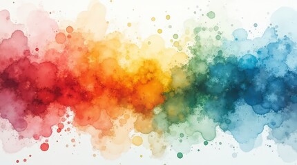 Fototapeta premium abstract colorful watercolor background