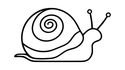 simple snail vector silhouette  © Giorgi