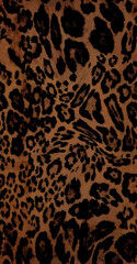 Animal print de piel de felino salvaje oscuro © dan