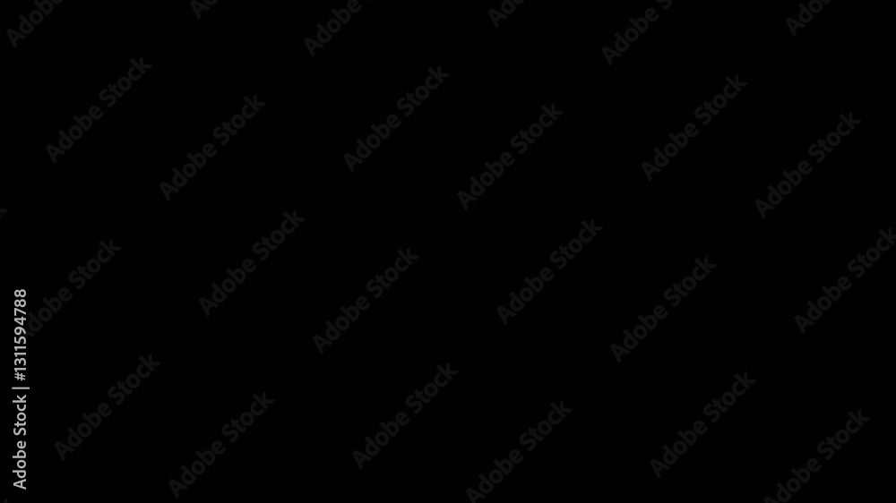 Poster Glowing blue lines radiating from a central point, creating a dynamic and futuristic abstract design against a black background
