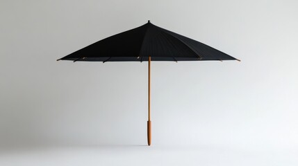 Stylish Black Designer Umbrella for Fashionable Rainy Days