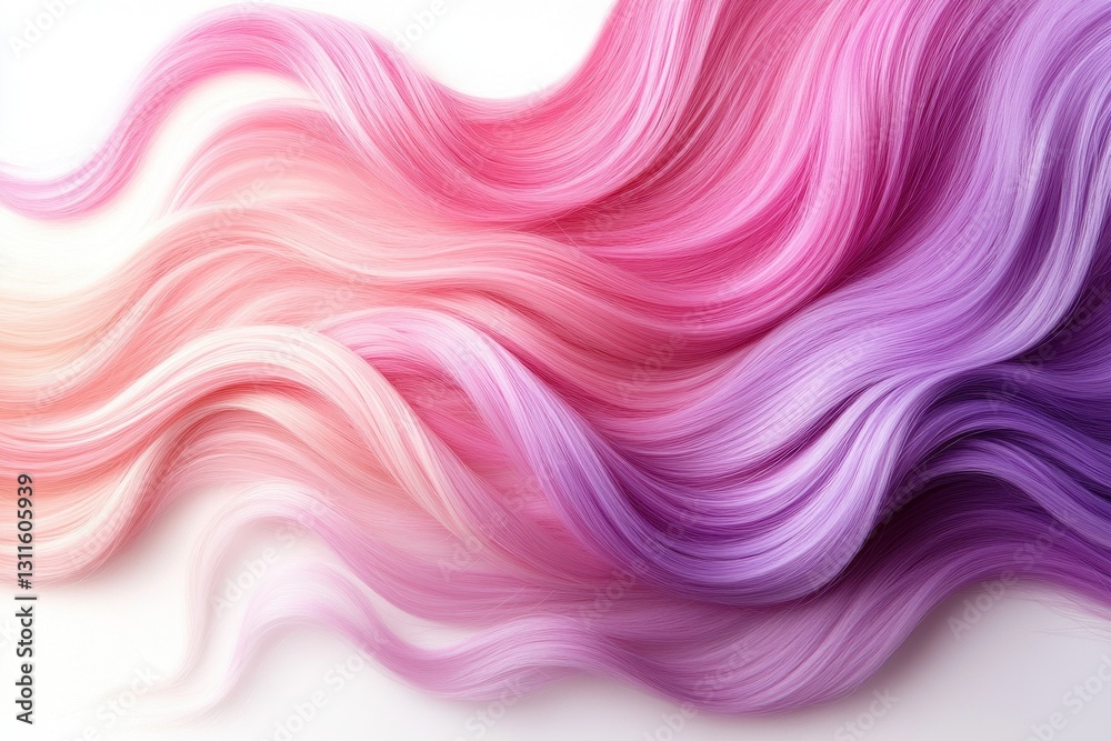 Poster colorful layers of handmade paper reveal a beautiful gradient from pink to purple in a soft artistic