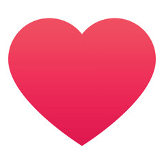 Gradient color icon, illustration for Valentines day, broken heart, breakup.