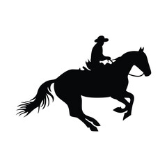horse silhouette vector