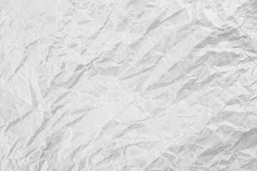 Gray crumpled paper texture pattern. Rough grunge old blank.