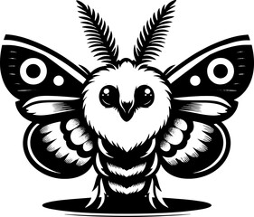 Fototapeta premium Puss Moth icon 2