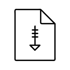 Obraz premium file compression icon, file compression line art - simple line art of file compression, perfect for file compression logos and icons