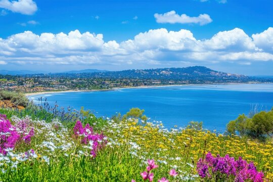 La Mesa Mountain View: Stunning Blue Coastal Landscape near San Diego, California