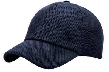 Stylish navy blue cap perfect for casual outdoor activities.