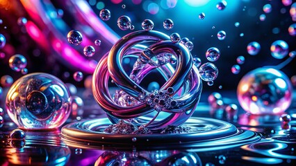 Swirling Azure & Pink Water: Interlocking Archetypal Symbols & Mass-Produced Objects