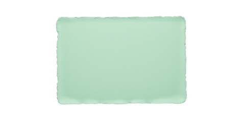 Green Textured Paper with Transparent Background