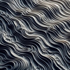 Fototapeta premium Indented Surface – Depressions or grooves on the surface