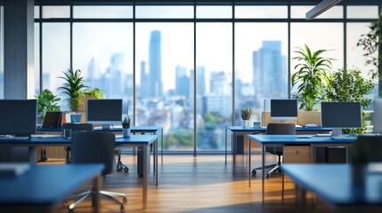 Modern office space with city view (1)