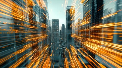 Digital transformation concepts in business applications.