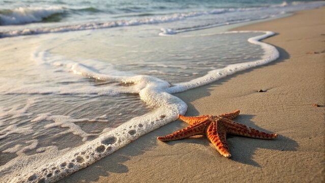 starfish on the beach