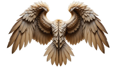 Obraz premium Pair of Eagle Wings on Transparent Background