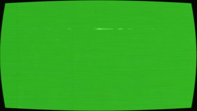 Retro TV Set on Green Screen &ndash; Ready for Easy Background Removal, Perfect for Vintage-Themed Media and Presentations