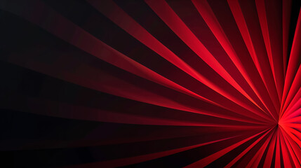 Fototapeta premium Dark red abstract background banner with a radial gradient effect.