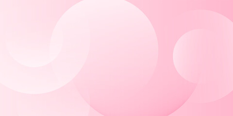 Minimalist banner background, pastel colorful, pink and yellow gradations. Circle effect style geometric. modern background vector illustration. eps 10