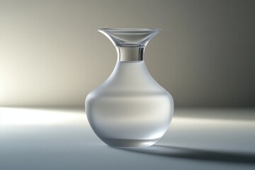Elegant Minimalist Perfume Bottle with Frosted Glass