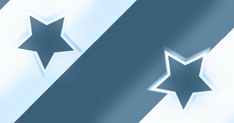 Obraz premium abstract blue star background