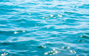 Blue sea water background texture