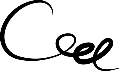 Hand drawn doodle spiral