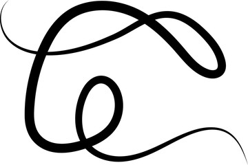 Hand drawn doodle spiral