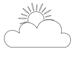 Sun and cloud