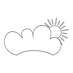 Sun and cloud