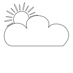 Sun and cloud