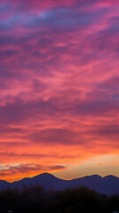 Fototapeta premium Bright Mountain Sunrise
