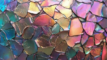 Iridescent Holographic Foil Texture
