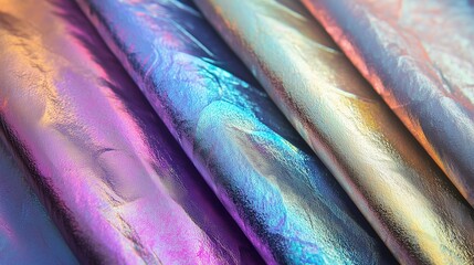 Iridescent Holographic Foil Texture