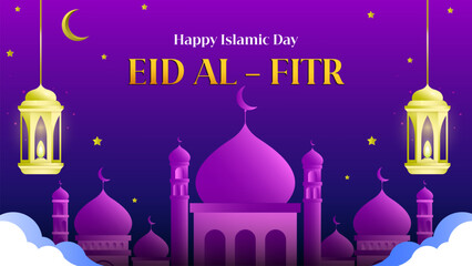 eid al fitr social media banner design