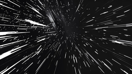 Black speed lines for Comic, motion effect.