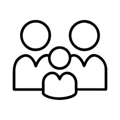 family generic icon, family generic line art - simple line art of family generic, perfect for family generic logos and icons