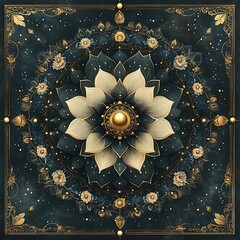 Modern mandala vibrant illustration high resolution hd wallpaper