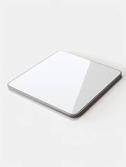 Sleek modern touchpad on a clean white background perfect for technology themes