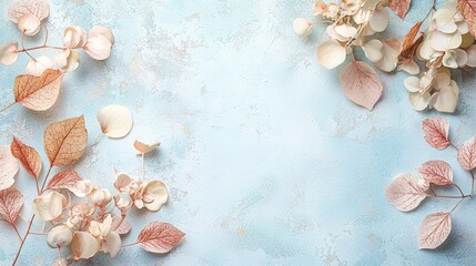 Obraz premium Elegant Floral Arrangement on Textured Background
