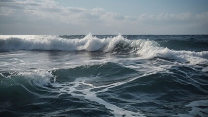 Fototapeta premium sea ​​water surface waves