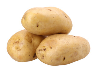 potatoes isolated, transparent PNG, PNG format, cut out