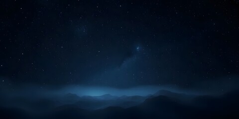 Fototapeta premium A Mysterious Cosmic Void Filled with Whispering Nebulae and Stars, Creating a Vast, Silent Universe